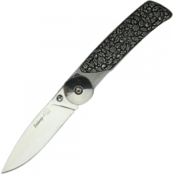 Нож складной КИЗЛЯР БАЙКЕР-1 сталь Х12МФ рукоять серебро Кубачи Нож складной КИЗЛЯР БАЙКЕР-1 сталь Х12МФ рукоять серебро Кубачи